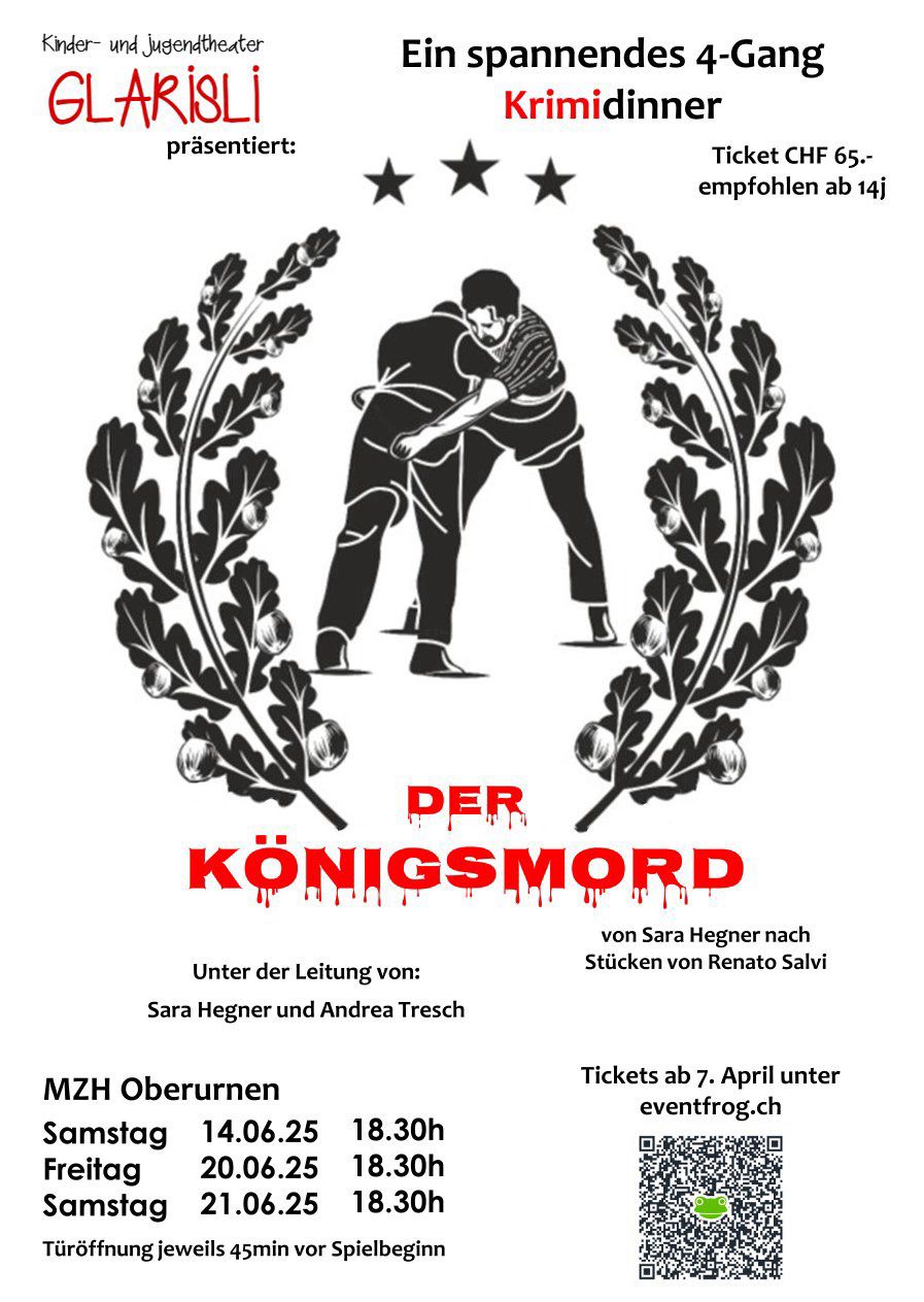 Plakat Produktion Königsmord 2025